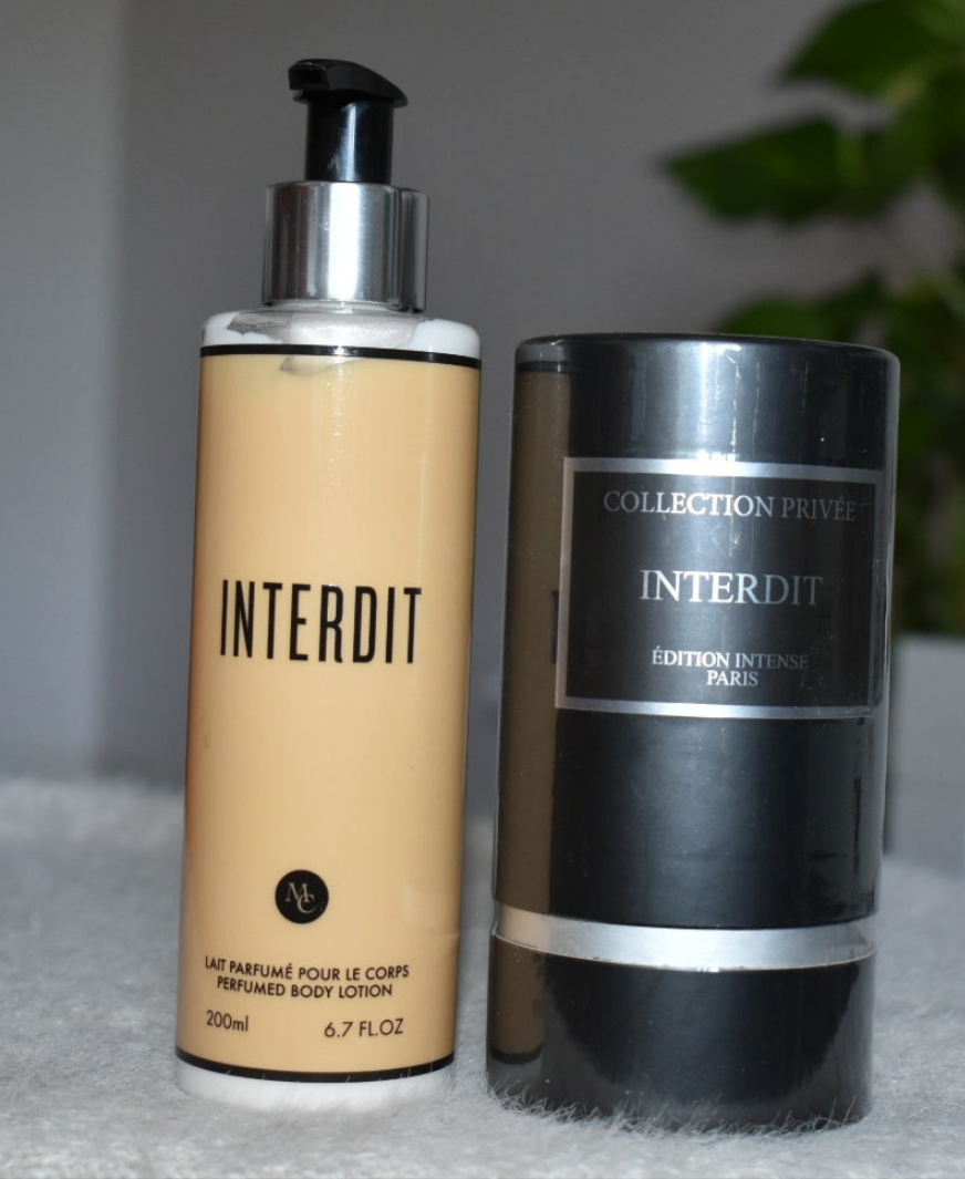 Duo : Parfum & Lait pour le corps _ Interdit
