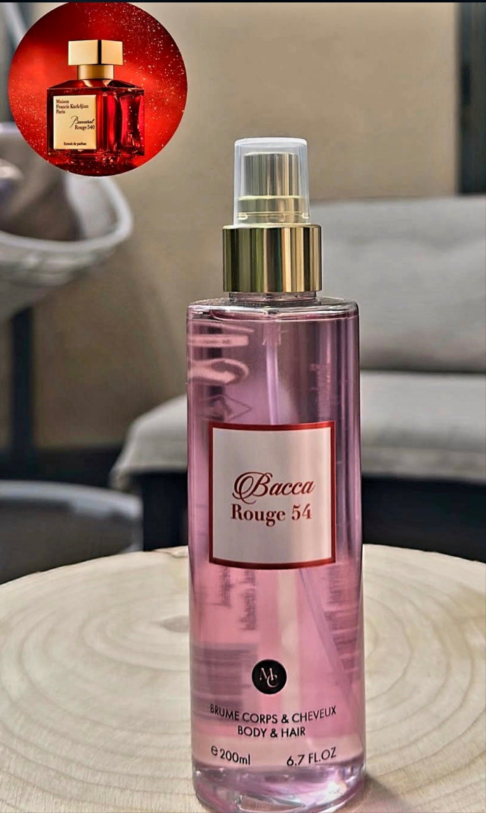 Brume corps et cheveux - Baccarat 540