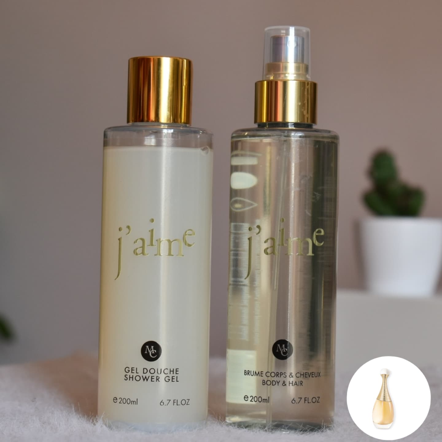 Duo : Gel douche Brume _ J'aime