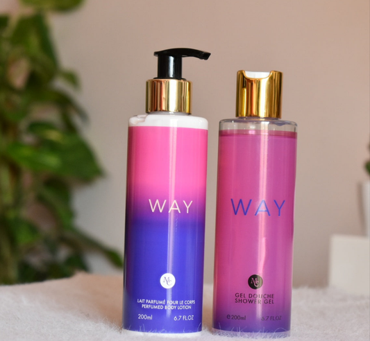 Duo : Gel douche & Lait pour le corps _ Way