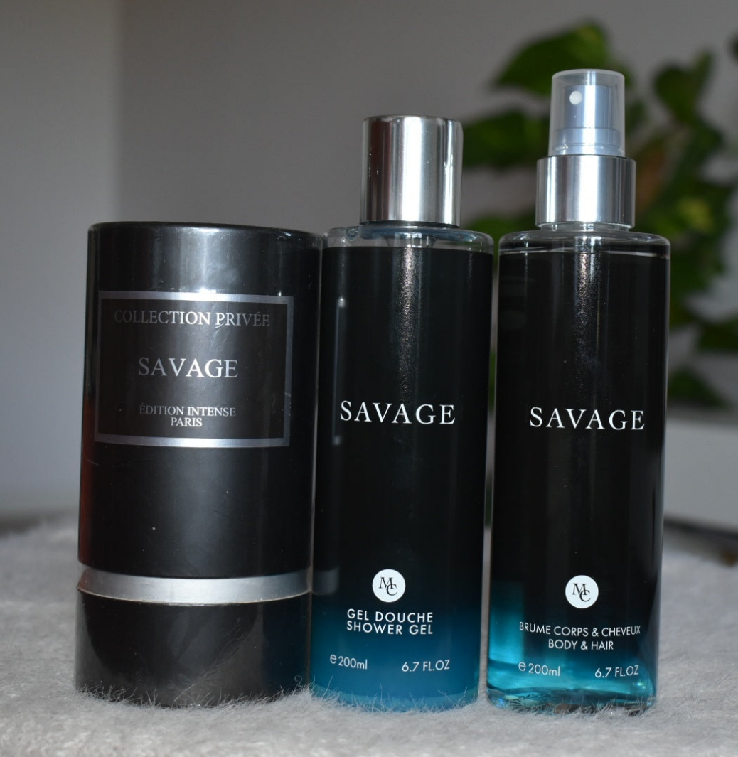 Trio: Parfum + Gel douche+ Brume _ Sauvage