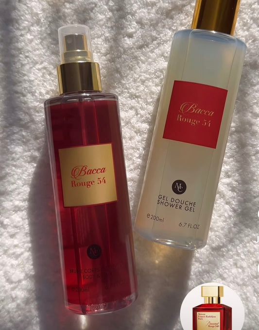 Duo :  Gel douche & Brume _ Bacca