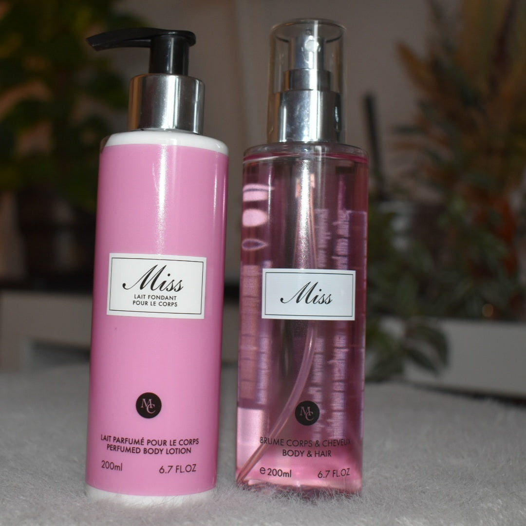 Duo : Brume & Lait pour le corps _  Miss Dior