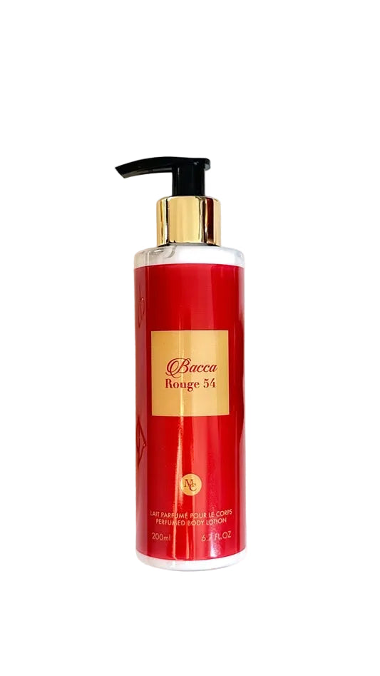 Lait corporel parfumé inspiré du Baccarat Rouge 540